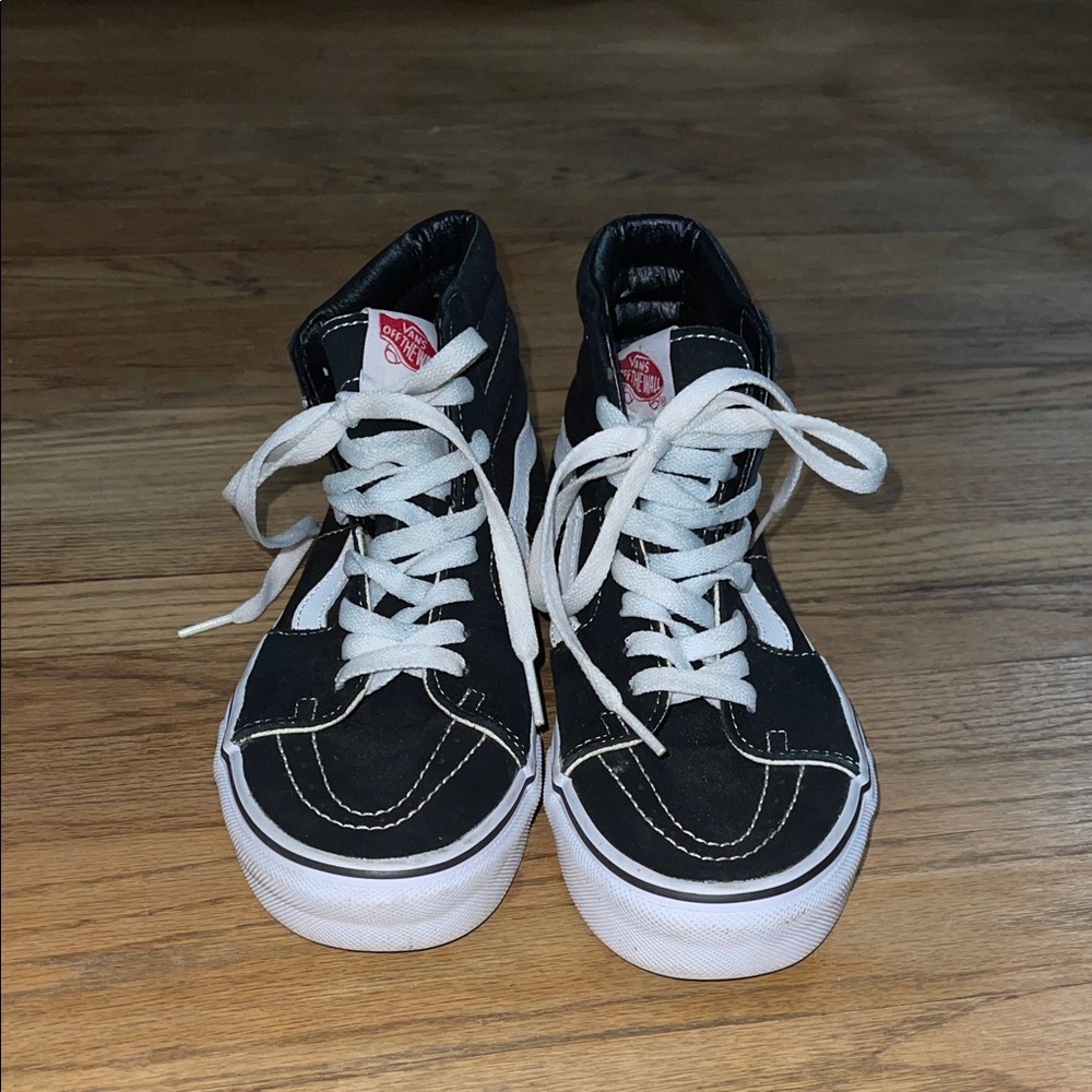Vans High-Top Sneakers - Black and White